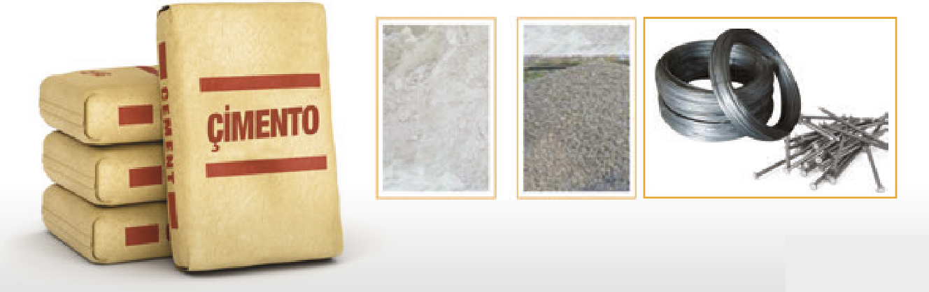 Çimento Kum Tel Çivi